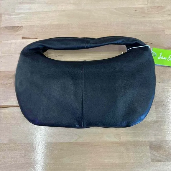 Sam Edelman Michaela Leather Mini Hobo Bag - Black - Picture 4 of 9